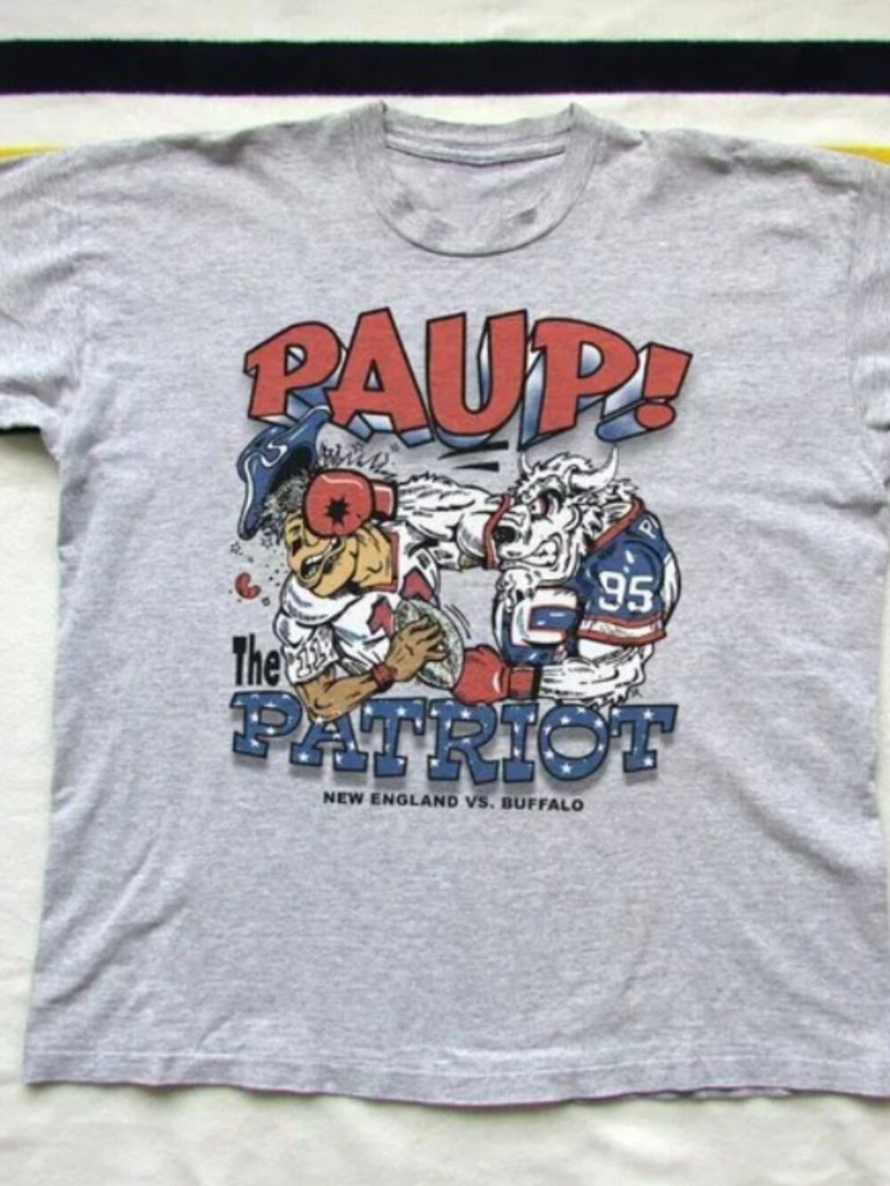 Vintage Buffalo Bills Paup The Patriots Shirt, 90s Football Shirt For Mens Women